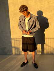 Pleated Shorts - Black